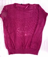 NEU Damen Angora Sweatshirt Pullover mit Pailletten Pink rosa Hamburg-Mitte - Hamburg Altstadt Vorschau