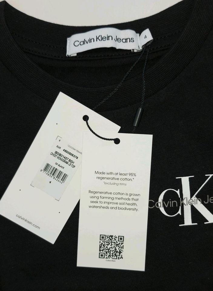 Neu! Calvin Klein Jeans Langarmshirt Shirt Jungen Gr.4/104 in Bayern -  Kirchberg i. Wald | eBay Kleinanzeigen ist jetzt Kleinanzeigen