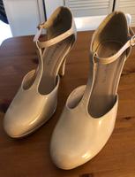 High Heels, Pumps, Riemchenpumps, beige Niedersachsen - Stade Vorschau