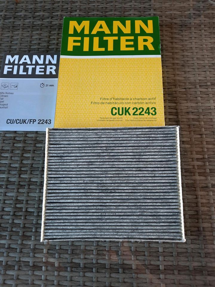 Neu Innenraumfilter Pollenfilter Aktivkohle CUK 2243 Opel in Solms