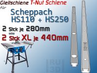 Gleitschiene T-Nut Schiene für scheppach HS 100 + 112 Schleswig-Holstein - Glücksburg Vorschau