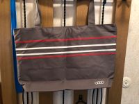 Audi Shopper-Tasche, neuwertig, Fb: grau mit streifen Hessen - Kelsterbach Vorschau