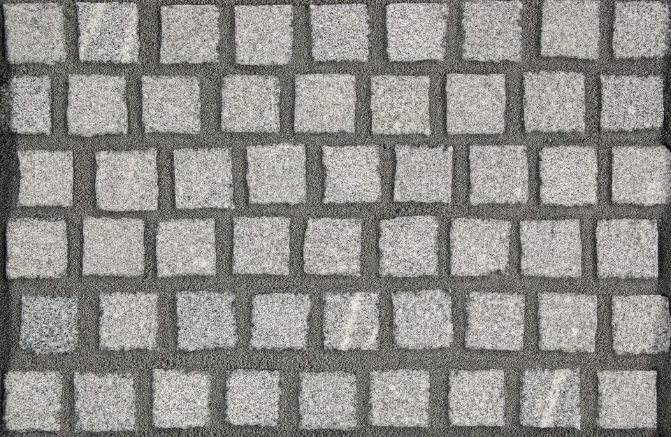 Granit Kleinpflaster 10x10x8cm geflammt Oberfläche /  US gesägt in Nünchritz