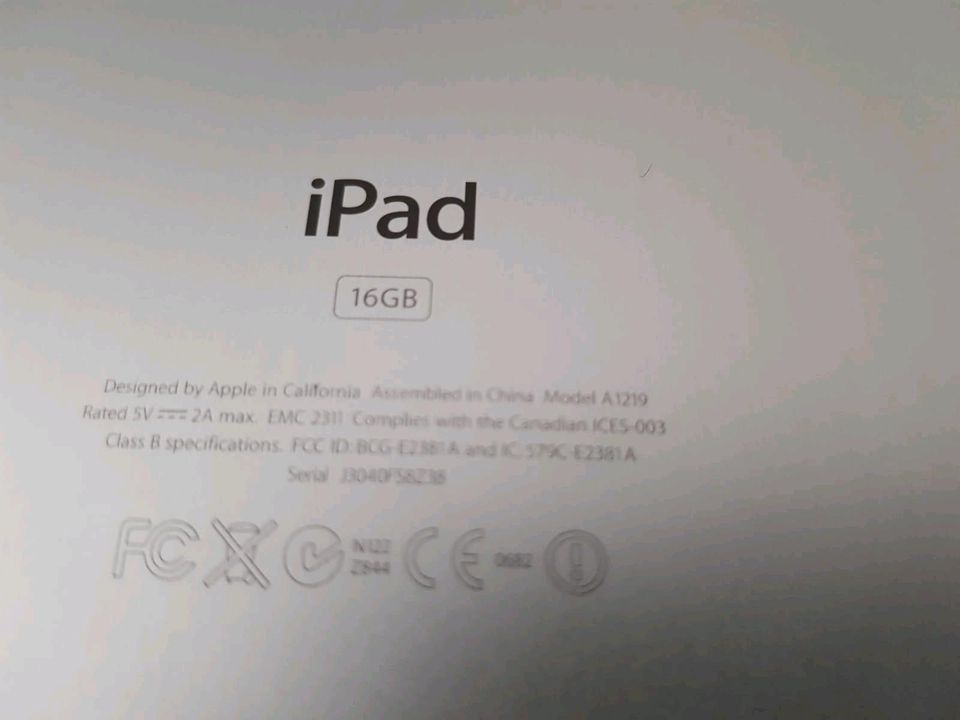 IPad A1219 mit 16 Gb bastelware in München