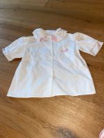 Bluse Mädchen Kurzarm weiß Blumen Stickerei gr 92 Hannover - Mitte Vorschau