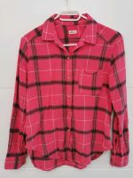 Hollister Flanell Hemd pink Karo Gr. XS Hessen - Wehrheim Vorschau