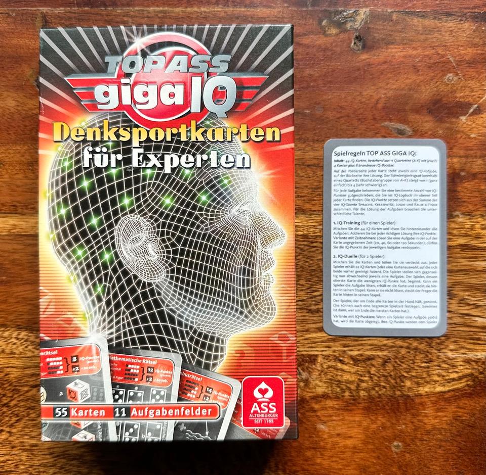 Spiel ‚GIGA IQ Denksportkarten für Experten von ASS‘ in Freiburg im Breisgau