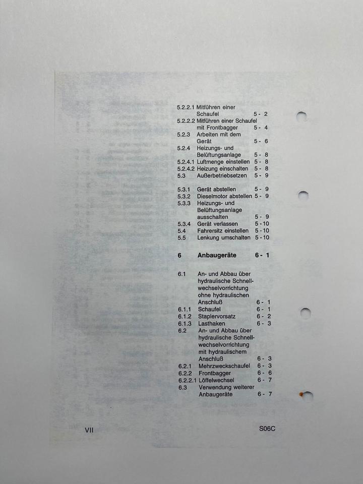 AHLMANN Schwenklader Betriebsanleitung AS5,AS5S,AS6,AS6S,AZ6 in Sonneberg