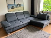 Sofa Cantus L-Form, Recamiere + 2-Sitzer, 285 x 200 cm, grau-blau Hessen - Kronberg im Taunus Vorschau