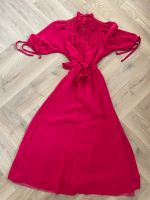 Hallhuber Maxikleid Viskose Chiffon Schleife rot Koralle 38 Büro Berlin - Mitte Vorschau