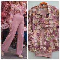 Very Cherry Bluse Jane Mucha Flowers Plum Baden-Württemberg - Neckarsulm Vorschau