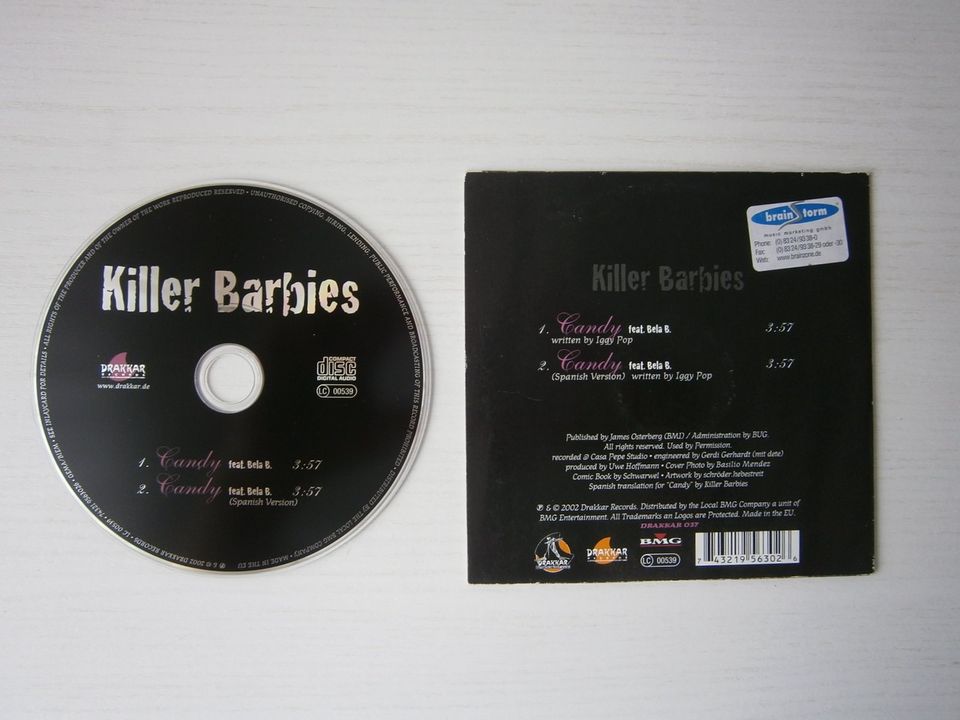 Bela B. - Killer Barbies - Candy - CD ! PROMO-VERSION !Die Ärzte in Welver