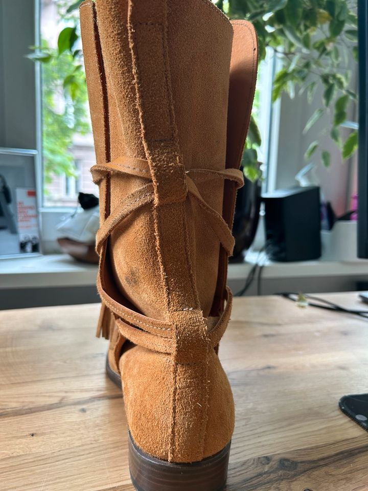 Yves Saint Laurent YSL , Rive Gauche ,Gaucho Boho Cowboy Boots 41 in Berlin