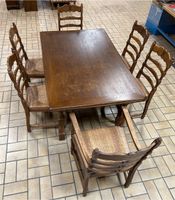 Vintage Tisch mit 6 Stühlen von Castle Furniture Baden-Württemberg - Elztal Vorschau