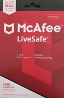McAfee LiveSafe 1 Jahr für unbegrenzte Anzahl Geräte Niedersachsen - Sehnde Vorschau