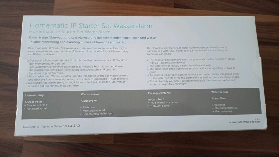 Homematic IP Starterset Wasseralarm in Hannover