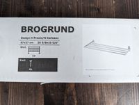 IKEA BROGRUND Wandregal/Handtuchhalter, Edelstahl, 67x27 cm Nordrhein-Westfalen - Greven Vorschau