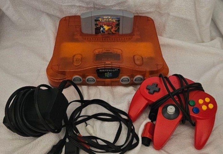 Nintendo N64 Fire Orange Transparent Gamecube Style Pokemon in Siegen