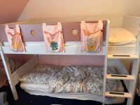 Flexa mittelhohes Bett in weiß/ rosa zu verkaufen Schleswig-Holstein - Molfsee Vorschau