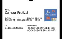 1x Ticket Campus Festival Fr&Sa ERMÄSSIGT Berlin - Neukölln Vorschau