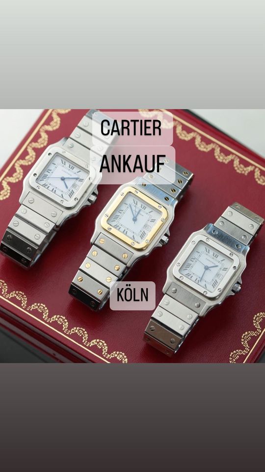 ANKAUF ! CARTIER VINTAGE UHREN / SANTOS , TANK in Köln