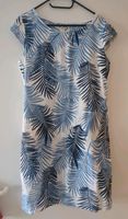 Leinen Kleid weiß blau Lina Tome, Made in Italy Gr L Palmen Baden-Württemberg - Leinfelden-Echterdingen Vorschau