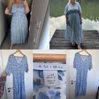 Blau weisses Kleid - Amisu - XXL 44 - Plus Size Curvy Fashion Bielefeld - Gadderbaum Vorschau