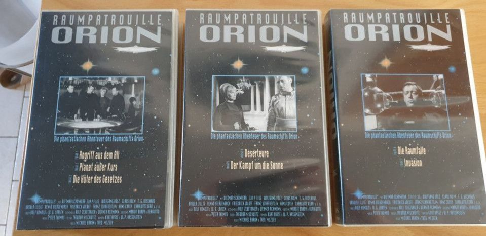 Raumpatrouille Orion  3 VHS-Kassetten in Quierschied