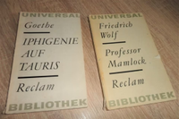 2 Stk.DDR Reclam Ausgaben, Goethe, F.Wolf, Professor Mamlock+ Sachsen - Bischofswerda Vorschau