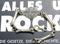 Harley Davidson Knochen Armband echt Sterling Silber 925, 22cm Bayern - Oberschönegg Vorschau