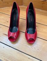 Damen Pumps Peeptoe rot Lackleder Größe 39 top Zustand Niedersachsen - Göttingen Vorschau