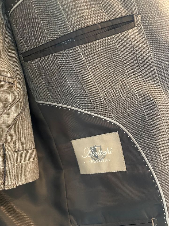 Dan John Anzug Braun/Beige Slim fit Gr. 46 in Frankfurt am Main