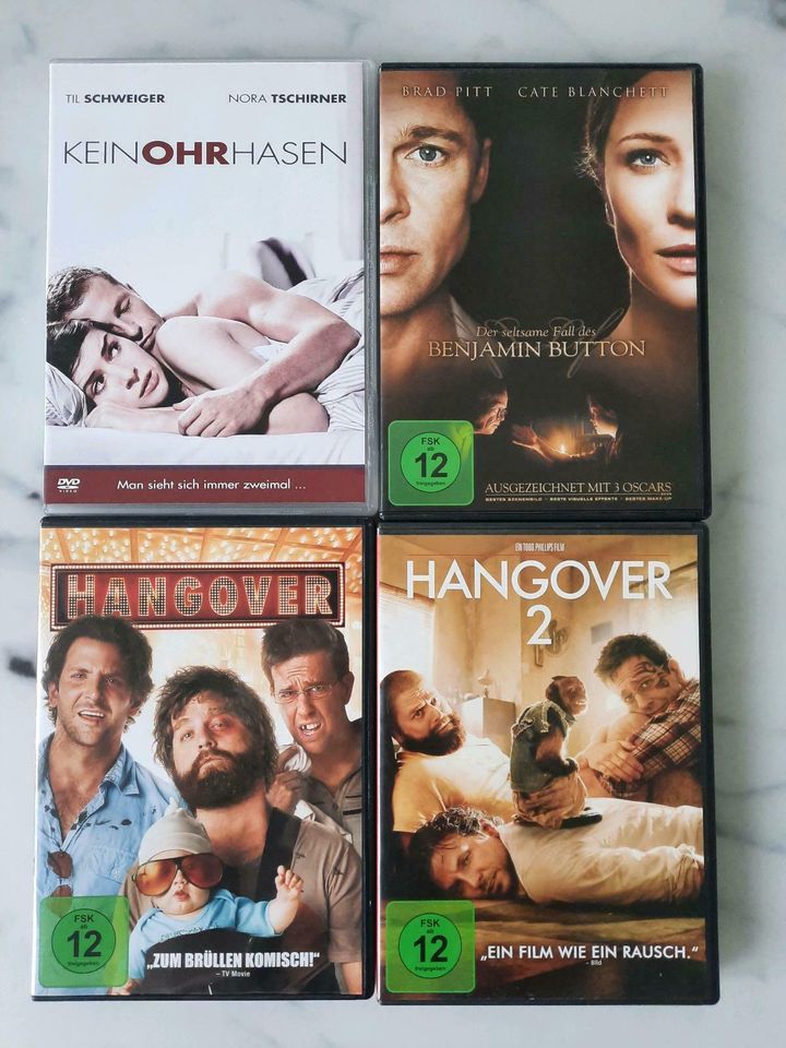 Filmklassiker DVD keinohrhasen * Benjamin Button * Hangover 1 + 2 in Hamburg