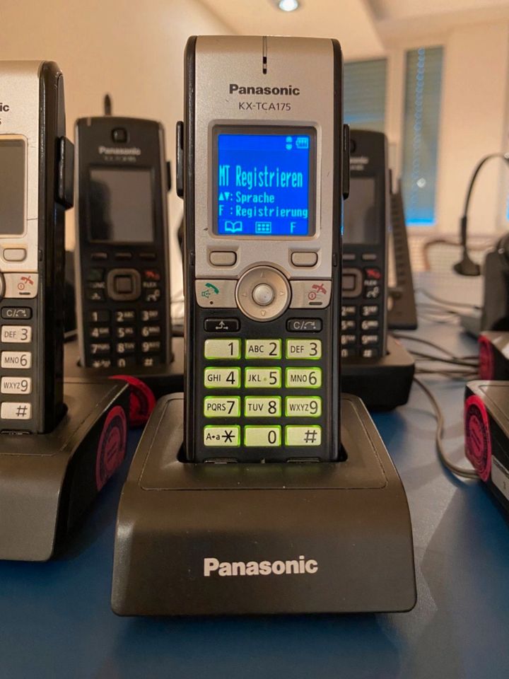 Panasonic TK-Anlage komplett, inkl. DECT-System und Headsets in Weingarten