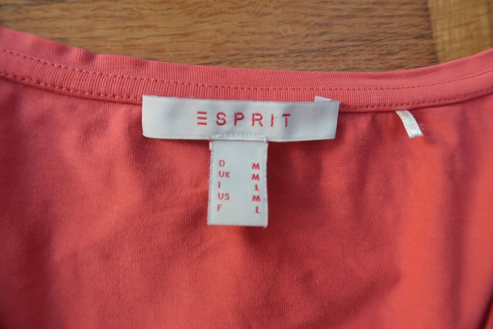 Esprit Umstands-T-Shirt aus Baumwolle /Stretch coral Größe M in Berlin