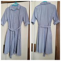 Blau gestreiftes Kleid mit Perlen Größe 38 Thüringen - Erfurt Vorschau