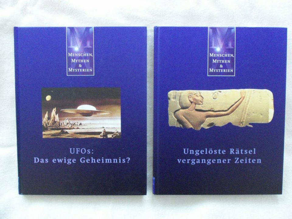 Bücher Menschen Mythen & Mysterien beide für 7 € in Espenau