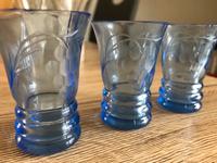 3 Stk Schnaps Glas blau DDR vintage Ostalgie geschliffen Thüringen - Am Ettersberg Vorschau
