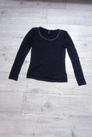 Langarmshirt mit Perlenbesatz schwarz Dortmund - Asseln Vorschau
