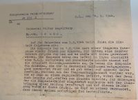 1944! Orig Schreiben Kampfbericht Gefallen Wehrmacht 2. Weltkrieg Baden-Württemberg - Dürbheim Vorschau