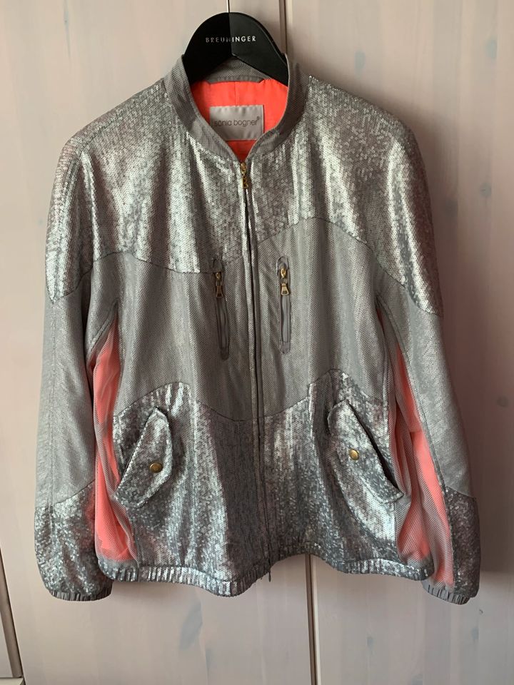 Bogner Sommerjacke Silber Koralle 46 Jacke Blouson in Essen