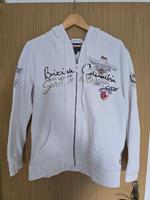SOCCX Hoodie mit Reisverschluss in weiß, Größe XL Schleswig-Holstein - Lübeck Vorschau