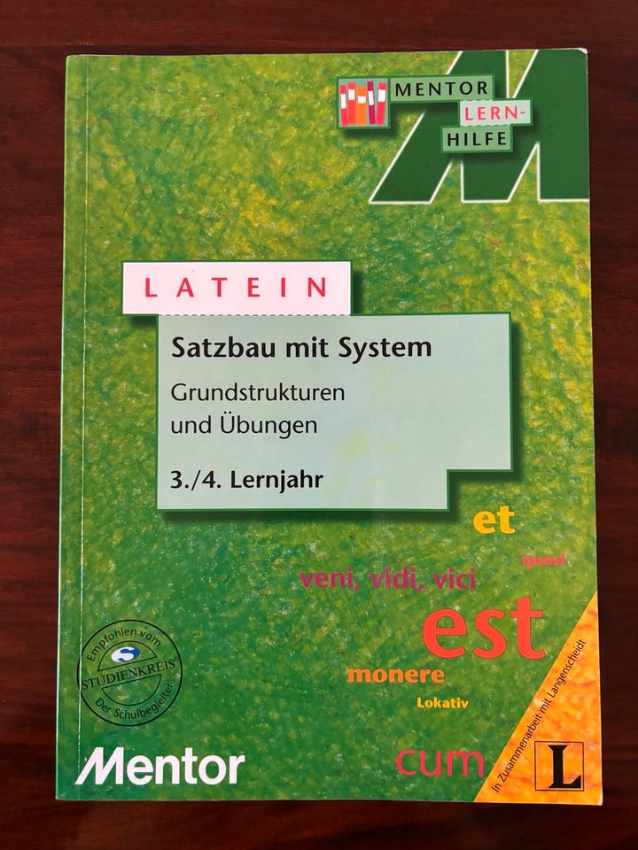 Latein Übungsbuch Mentor Lernhilfe Satzbau mit System in Borchen