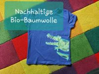 T-Shirt Gr. 92/98 blau Krokodil Enfant terrible Bio nachhaltig Wuppertal - Oberbarmen Vorschau