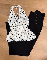 Neckholder Top Mango XS & Hose gold schwarz Gr. S / 36 neu Saarland - Völklingen Vorschau