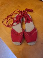 Sandalen Espadrilles neu rot Bayern - Werneck Vorschau