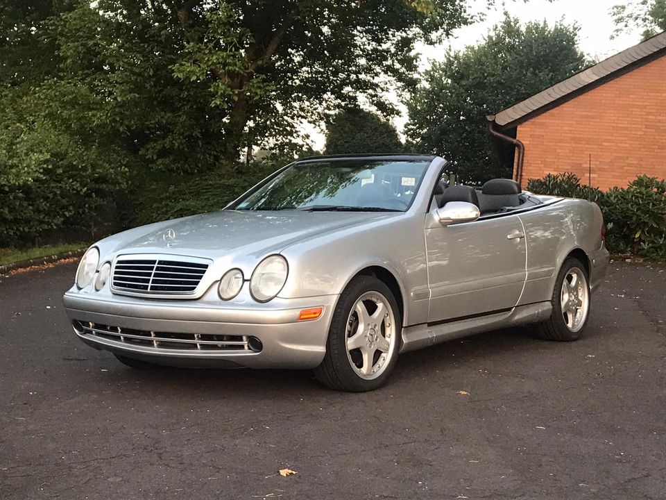 Mercedes-Benz CLK 55 AMG Cabrio A208 selten, 95% Erstlack in Hamm (Sieg)