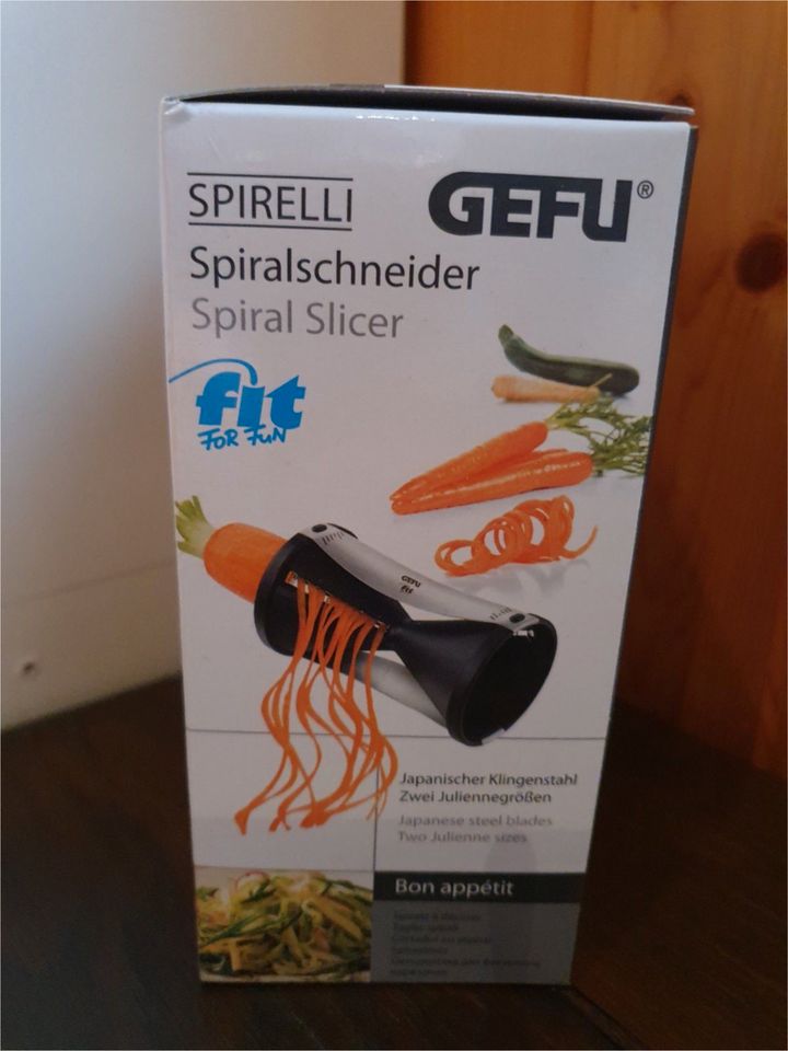 Spiralschneider GEFU NEU mit japanischem Klingenstahl Gemüse Obst in Hessen  - Birstein | eBay Kleinanzeigen ist jetzt Kleinanzeigen