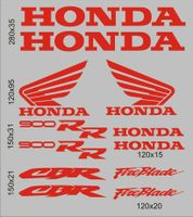 12x Honda Aufkleber set CBR 900RR Nr.142 Berlin - Neukölln Vorschau