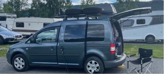 VW Caddy 3 Dachträger Dachbox Ersatzräder Kanister in Bochum